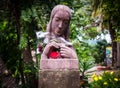 Beautiful lady ` I wish ` sculpted by Arthur Fleischmann 1896-1990 presented to the Royal Botanic gardens Sydney.